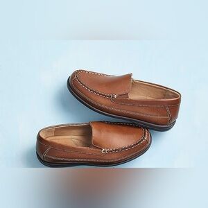 Johnson and Murphy Boys Locklin Leather Venetian Loafer Youth 4